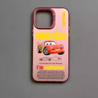 Coque iPhone flash Mcqueen & Sally