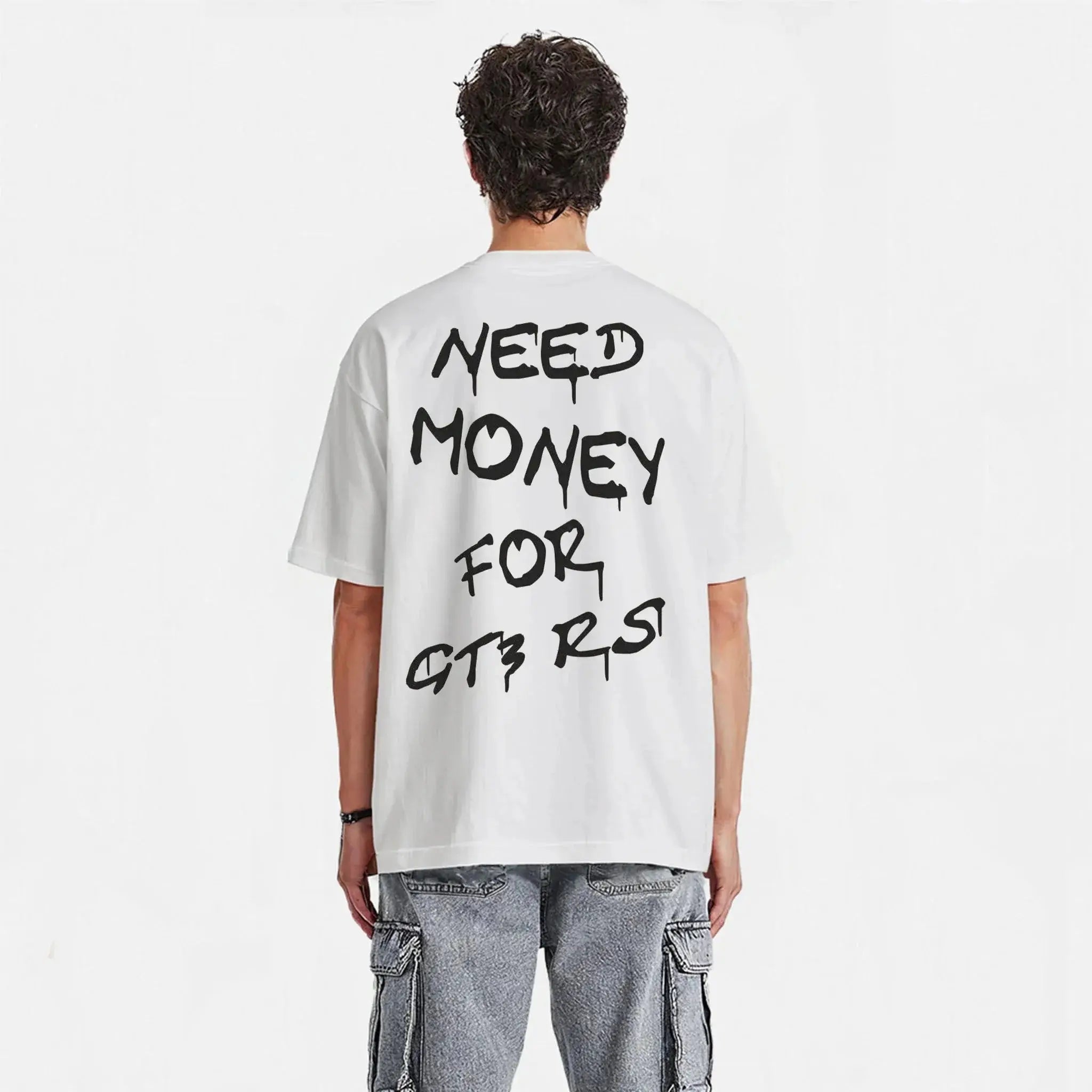T-shirt manche courtes NEED MONEY FOR GT3 - DriftLyon