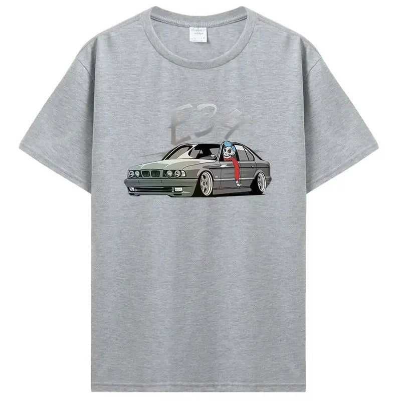 T-shirt rétro BMW E34 - Collection passion automobile - DriftLyon